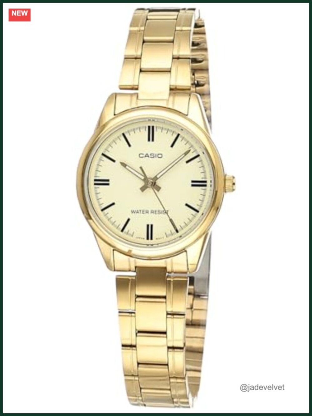 Casio Women's Gold Stainless Steel Analog Watch